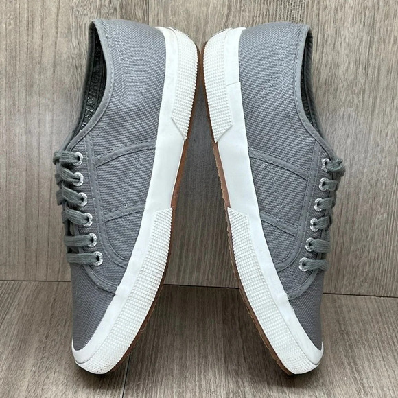 SUPERGA Sneakers Unisex W8.5/ M7 2750 Cotu Classic Low Top Casual Canvas Gray - Picture 6 of 12